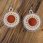 Nora Labillois - Earrings Brown Babys